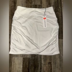 Kate Kasin white skirt - size M